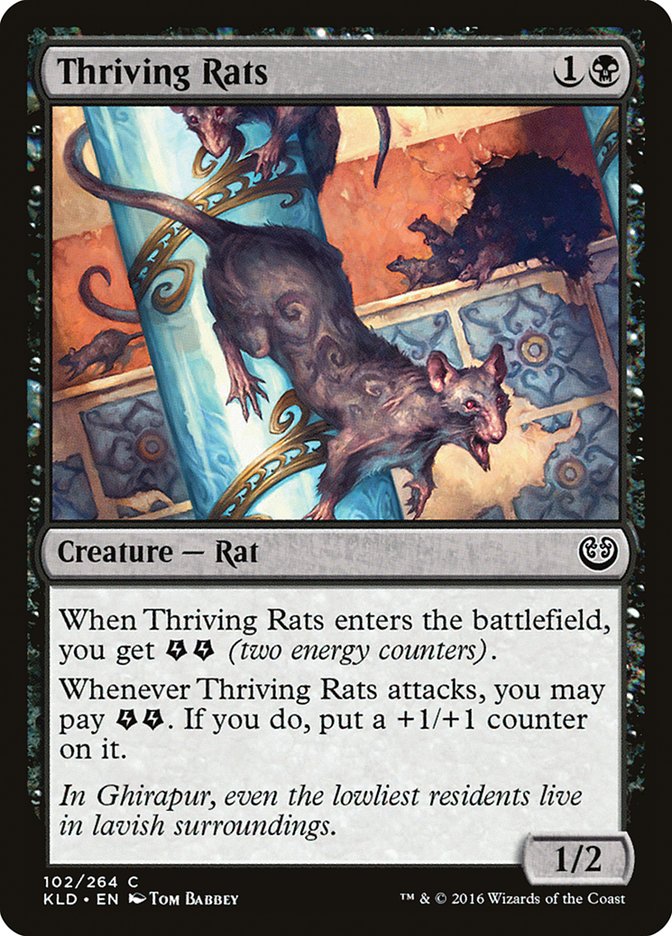 Thriving Rats [Kaladesh] | Jomio and Rueliete's Cards and Comics
