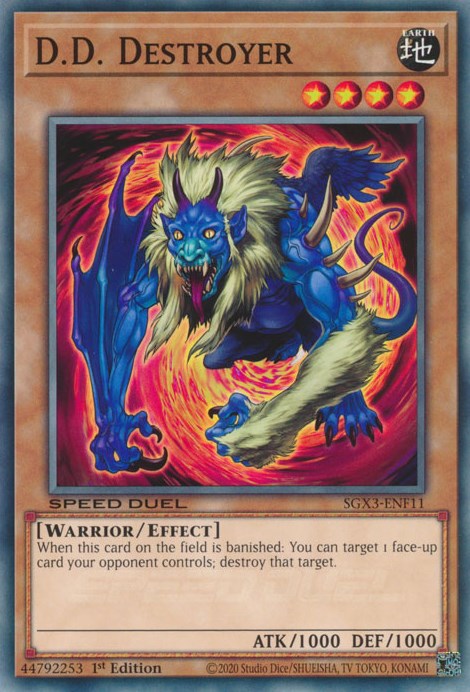 D.D. Destroyer [SGX3-ENF11] Common | Jomio and Rueliete's Cards and Comics