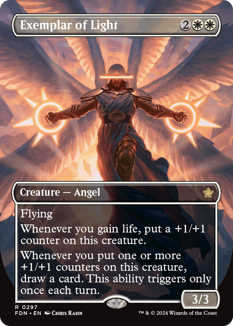 Exemplar of Light (Borderless) [Foundations] | Jomio and Rueliete's Cards and Comics