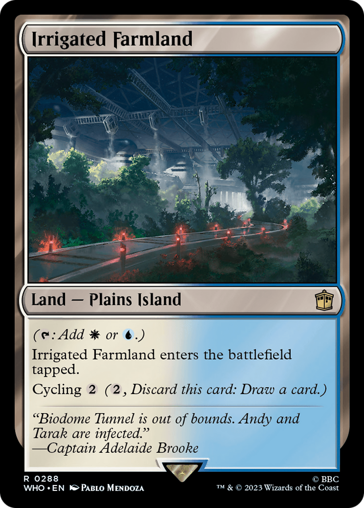 Irrigated Farmland [Doctor Who] | Jomio and Rueliete's Cards and Comics