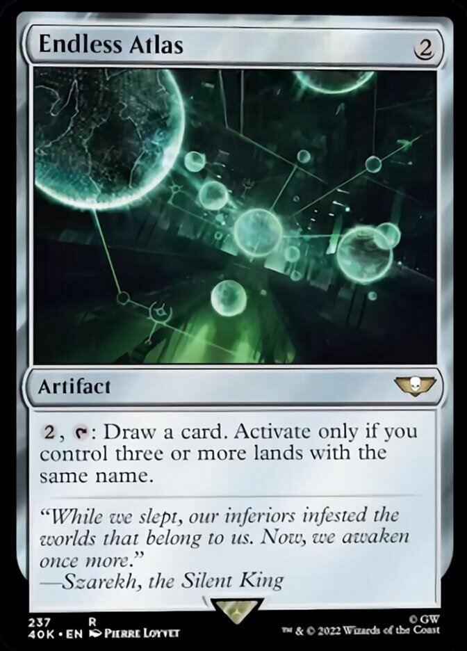 Endless Atlas (Surge Foil) [Warhammer 40,000] | Jomio and Rueliete's Cards and Comics