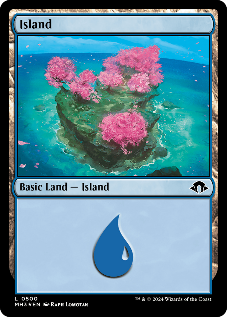Island (0500) (Ripple Foil) [Modern Horizons 3] | Jomio and Rueliete's Cards and Comics