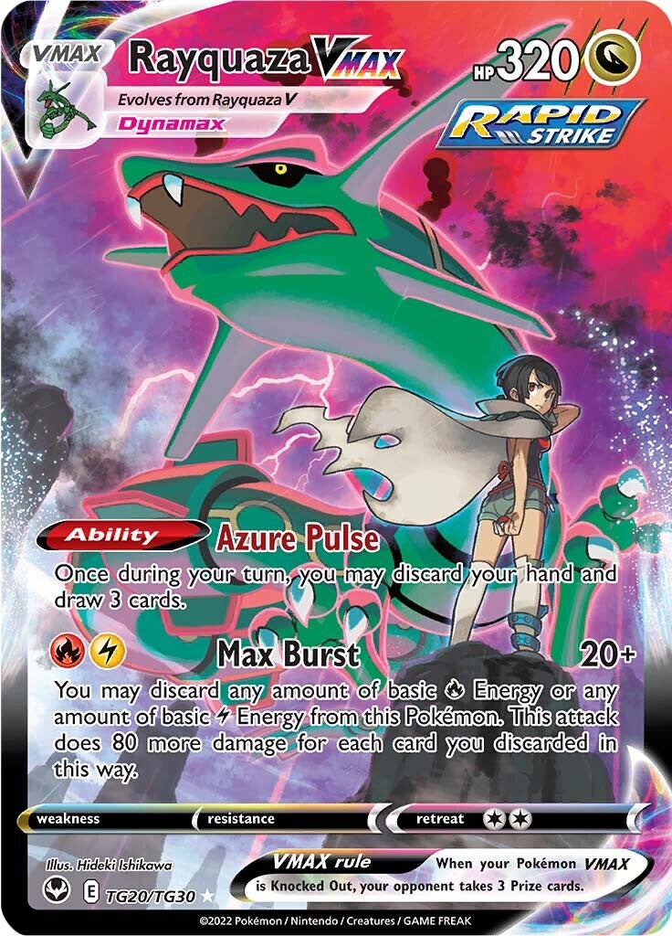 Rayquaza VMAX (TG20/TG30) [Sword & Shield: Silver Tempest] | Jomio and Rueliete's Cards and Comics