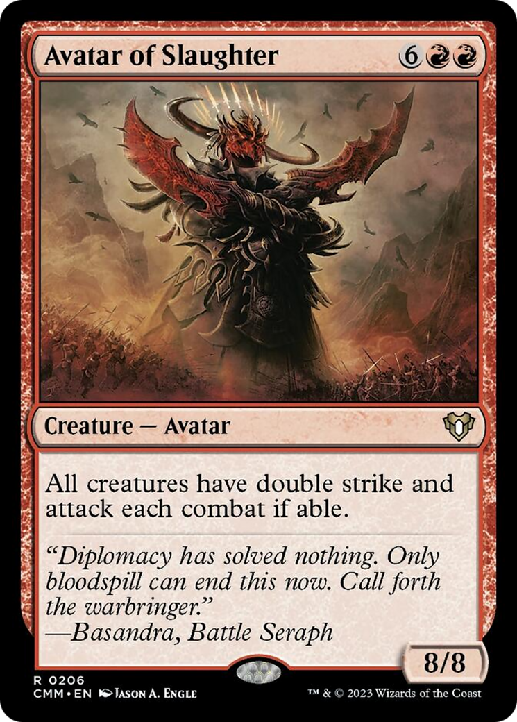 Avatar of Slaughter [Commander Masters] | Jomio and Rueliete's Cards and Comics