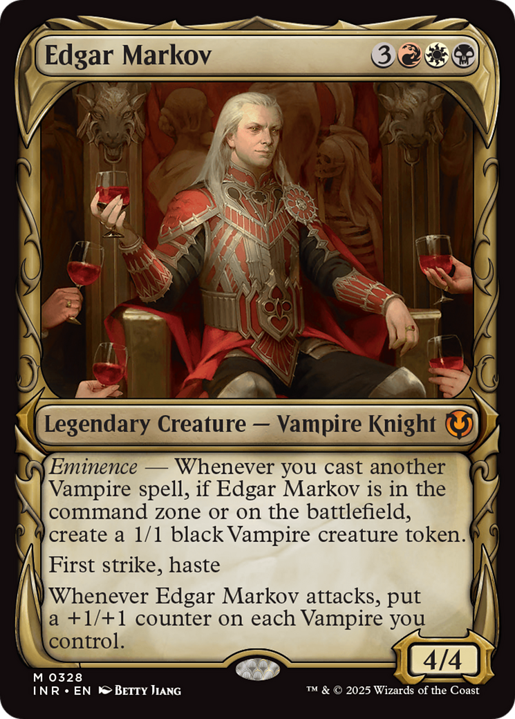 Edgar Markov (Showcase) [Innistrad Remastered] | Jomio and Rueliete's Cards and Comics