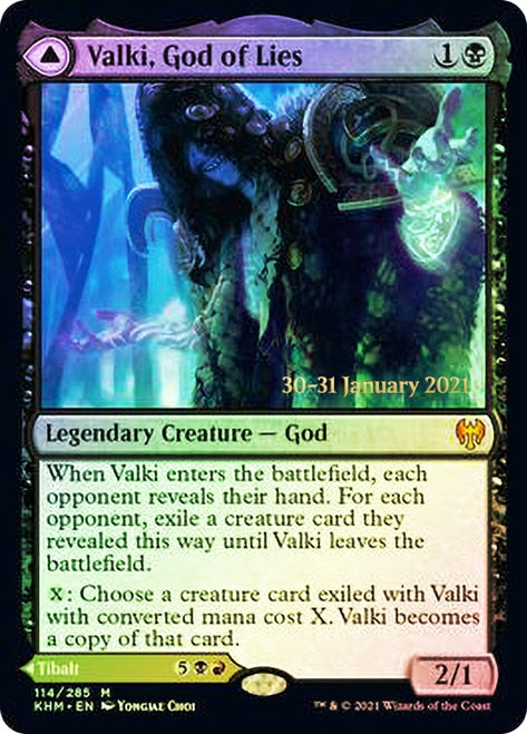 Valki, God of Lies // Tibalt, Cosmic Impostor [Kaldheim Prerelease Promos] | Jomio and Rueliete's Cards and Comics