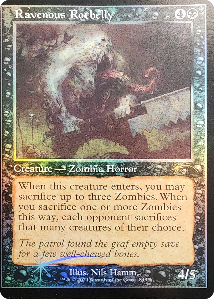 Ravenous Rotbelly (Retro Frame) [Secret Lair Drop Series] | Jomio and Rueliete's Cards and Comics