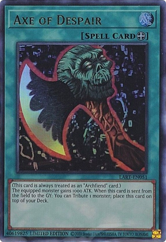Axe of Despair [LART-EN051] Ultra Rare | Jomio and Rueliete's Cards and Comics