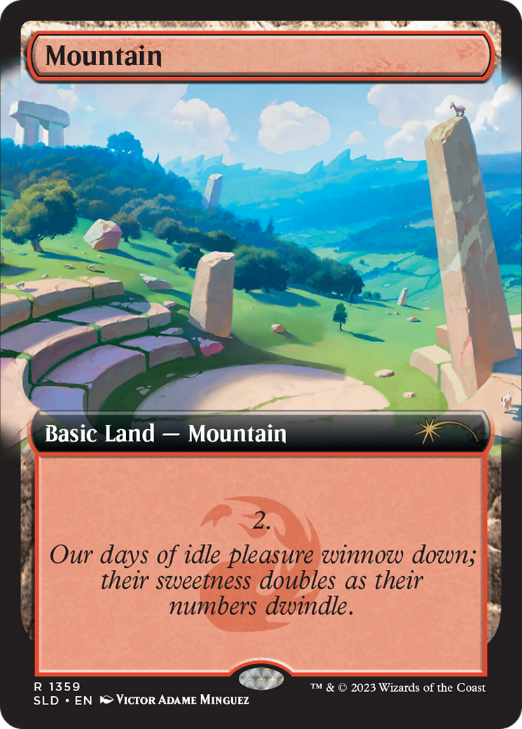 Mountain (1359) [Secret Lair Drop Series] | Jomio and Rueliete's Cards and Comics