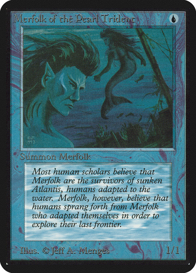 Merfolk of the Pearl Trident [Alpha Edition] | Jomio and Rueliete's Cards and Comics