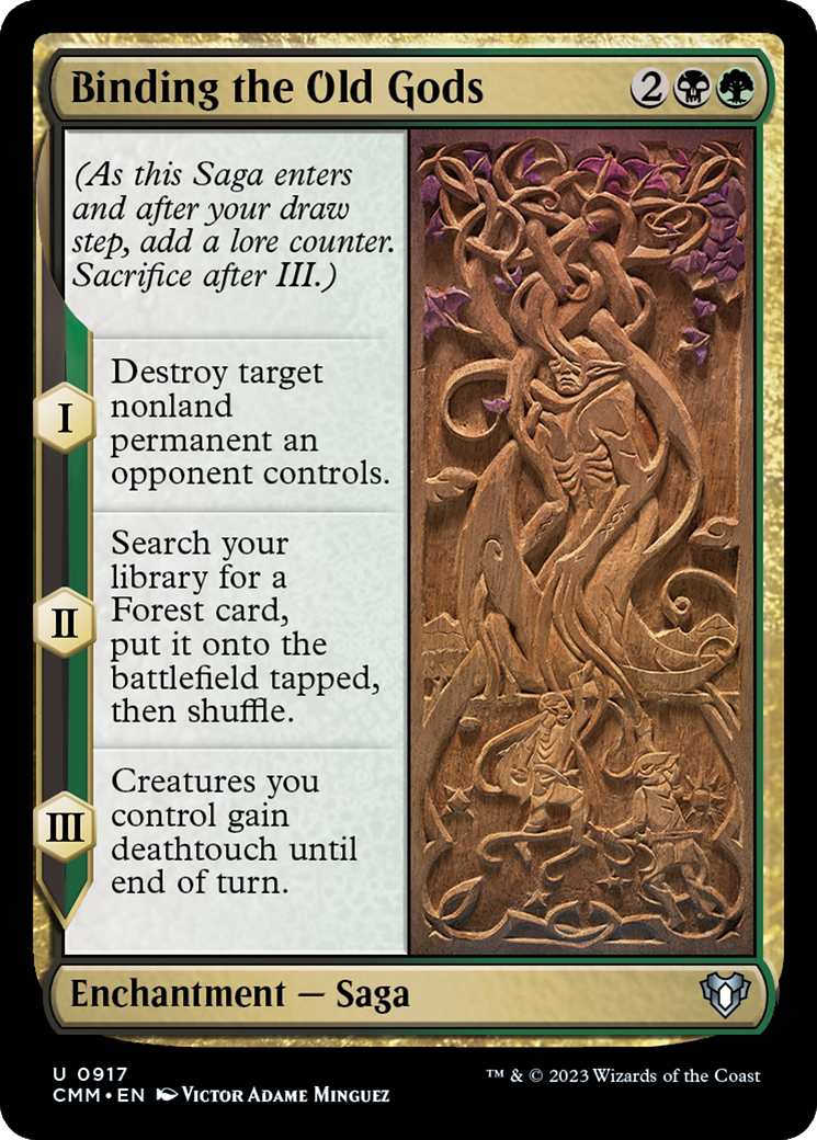 Binding the Old Gods [Commander Masters] | Jomio and Rueliete's Cards and Comics