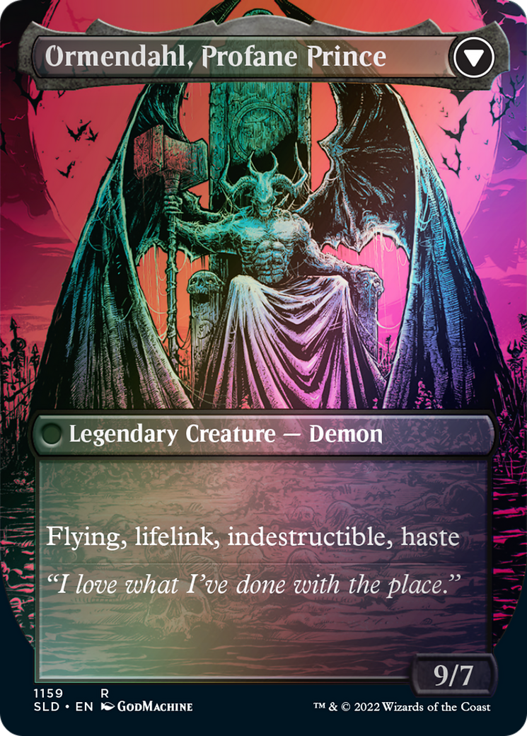 Westvale Abbey // Ormendahl, Profane Prince (Borderless) [Secret Lair: From Cute to Brute] | Jomio and Rueliete's Cards and Comics