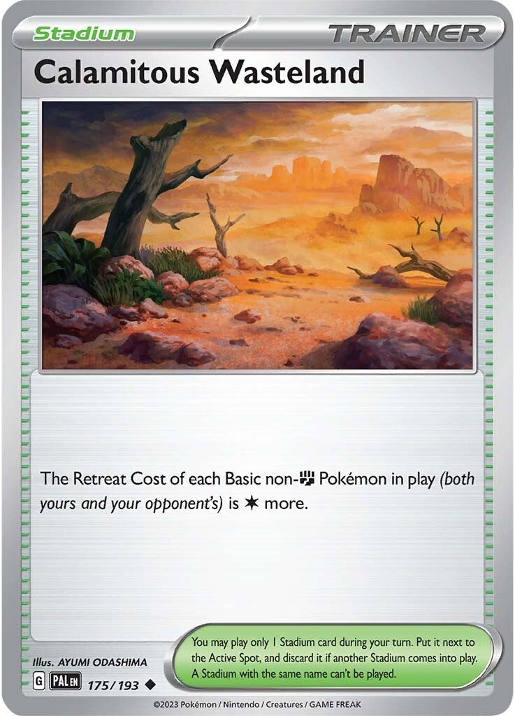 Calamitous Wasteland (175/193) [Scarlet & Violet: Paldea Evolved] | Jomio and Rueliete's Cards and Comics