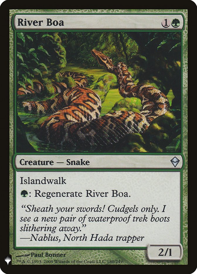 River Boa [Mystery Booster] | Jomio and Rueliete's Cards and Comics