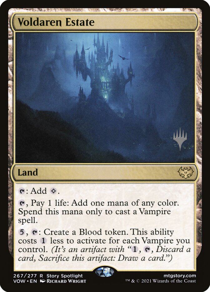 Voldaren Estate (Promo Pack) [Innistrad: Crimson Vow Promos] | Jomio and Rueliete's Cards and Comics