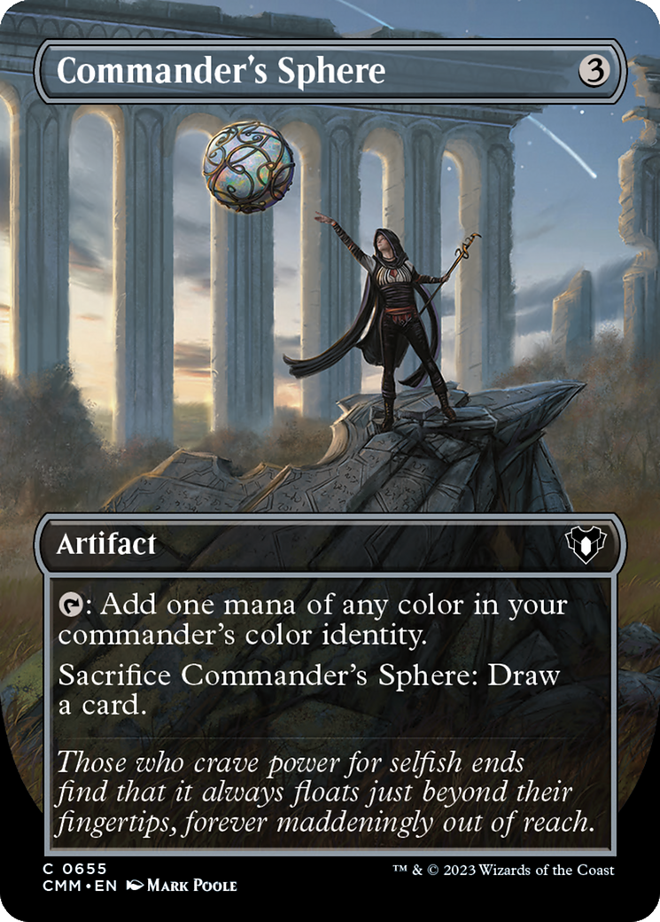 Commander's Sphere (Borderless Alternate Art) [Commander Masters] | Jomio and Rueliete's Cards and Comics