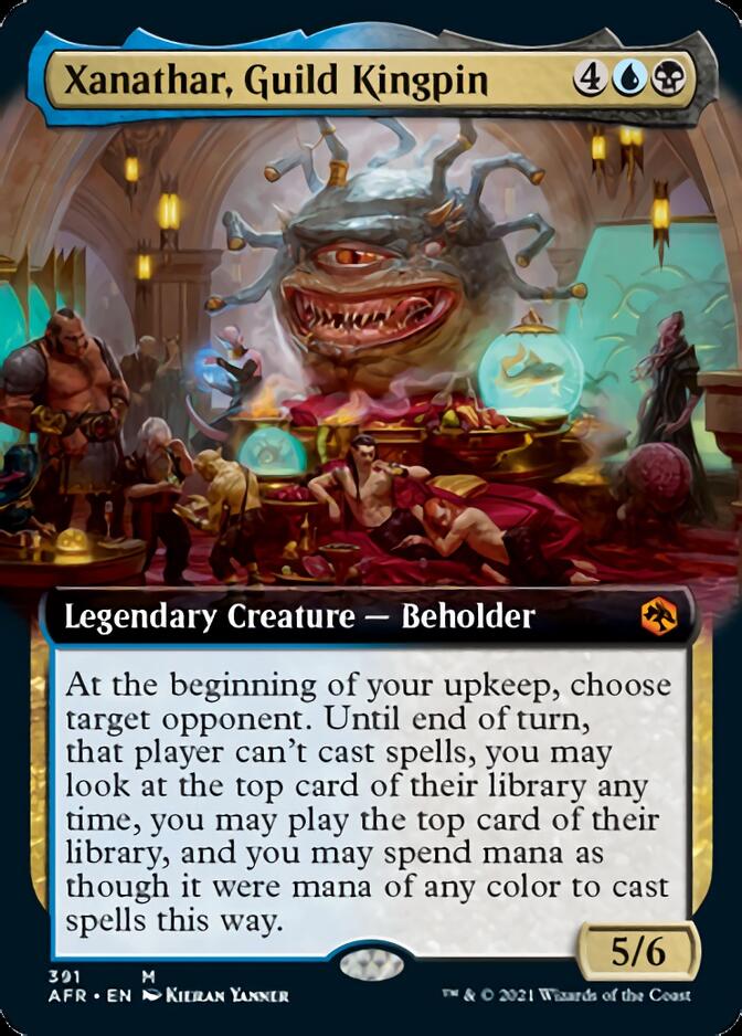 Xanathar, Guild Kingpin (Extended Art) [Dungeons & Dragons: Adventures in the Forgotten Realms] | Jomio and Rueliete's Cards and Comics