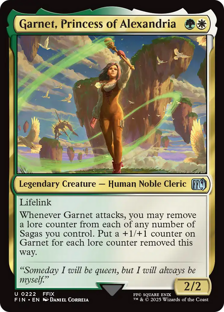 Garnet, Princess of Alexandria [FINAL FANTASY] | Jomio and Rueliete's Cards and Comics