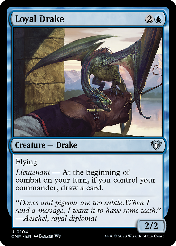 Loyal Drake [Commander Masters] | Jomio and Rueliete's Cards and Comics