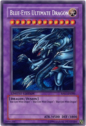 Blue-Eyes Ultimate Dragon [RP01-EN000] Secret Rare | Jomio and Rueliete's Cards and Comics