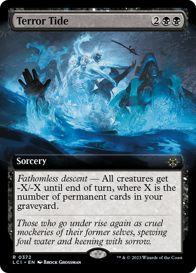 Terror Tide (Extended Art) [The Lost Caverns of Ixalan] | Jomio and Rueliete's Cards and Comics
