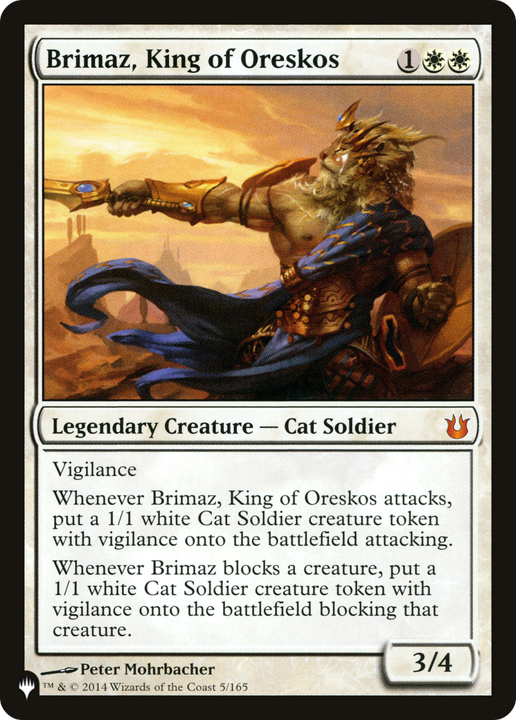 Brimaz, King of Oreskos [The List] | Jomio and Rueliete's Cards and Comics