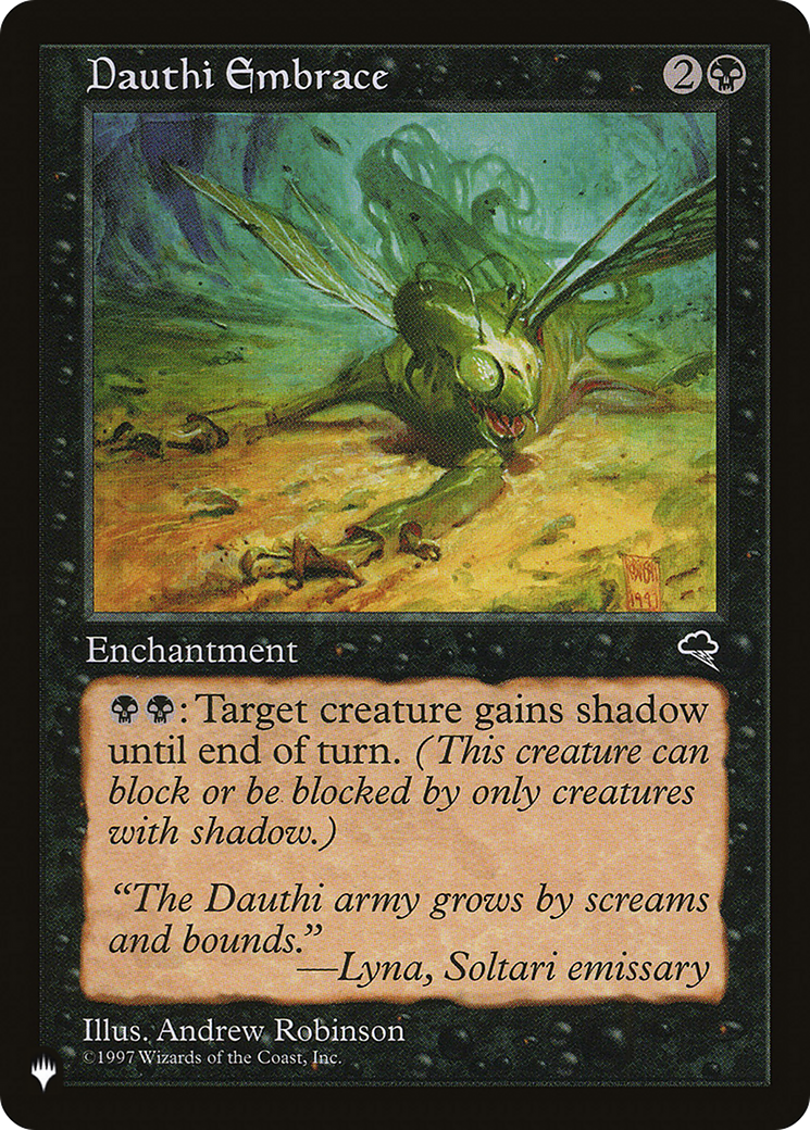Dauthi Embrace [The List] | Jomio and Rueliete's Cards and Comics