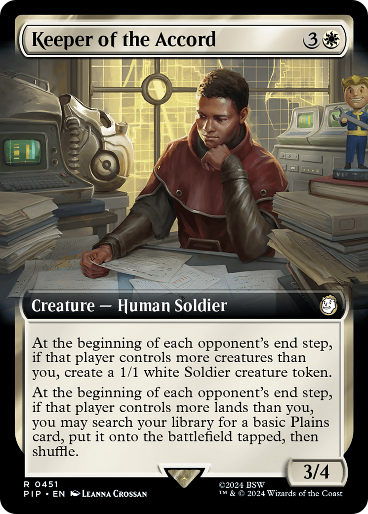 Keeper of the Accord (Extended Art) [Fallout] | Jomio and Rueliete's Cards and Comics