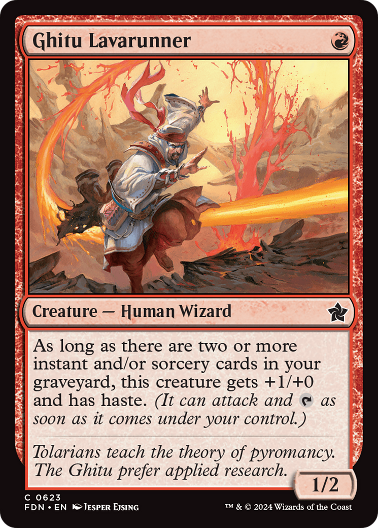 Ghitu Lavarunner [Foundations] | Jomio and Rueliete's Cards and Comics
