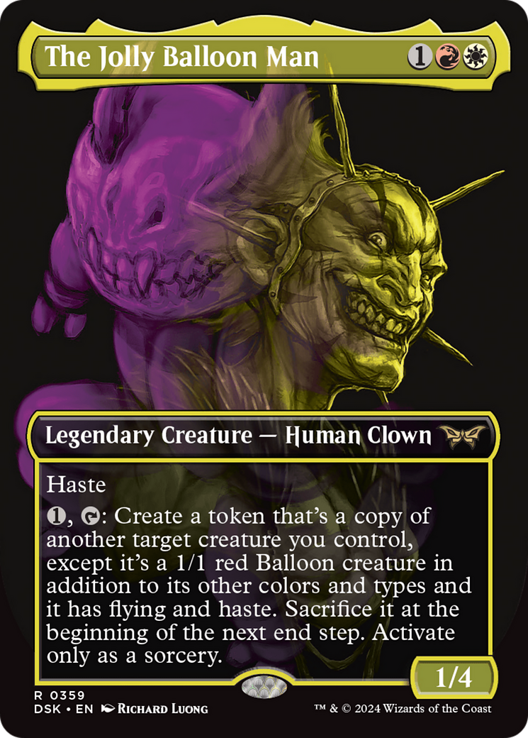 The Jolly Balloon Man (Showcase) [Duskmourn: House of Horror] | Jomio and Rueliete's Cards and Comics