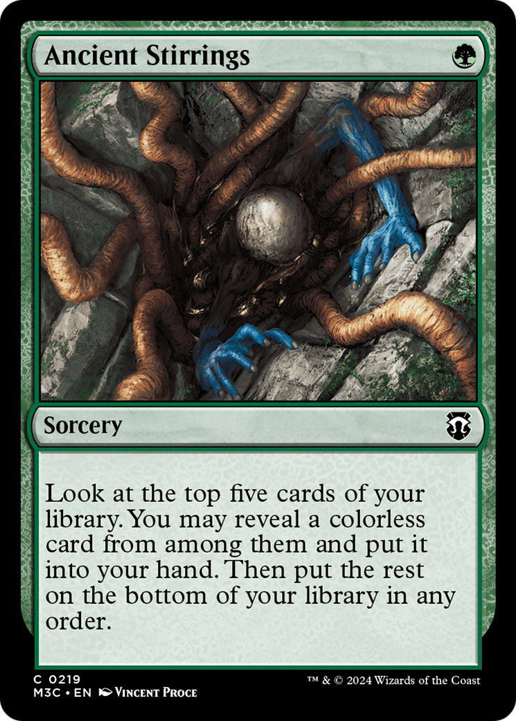 Ancient Stirrings (Ripple Foil) [Modern Horizons 3 Commander] | Jomio and Rueliete's Cards and Comics