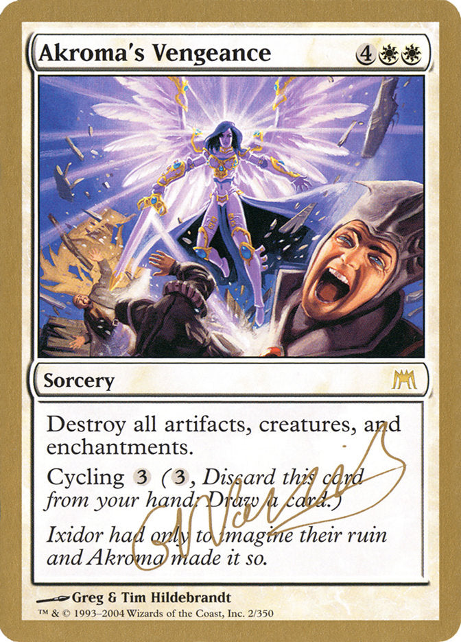 Akroma's Vengeance (Gabriel Nassif) [World Championship Decks 2004] | Jomio and Rueliete's Cards and Comics