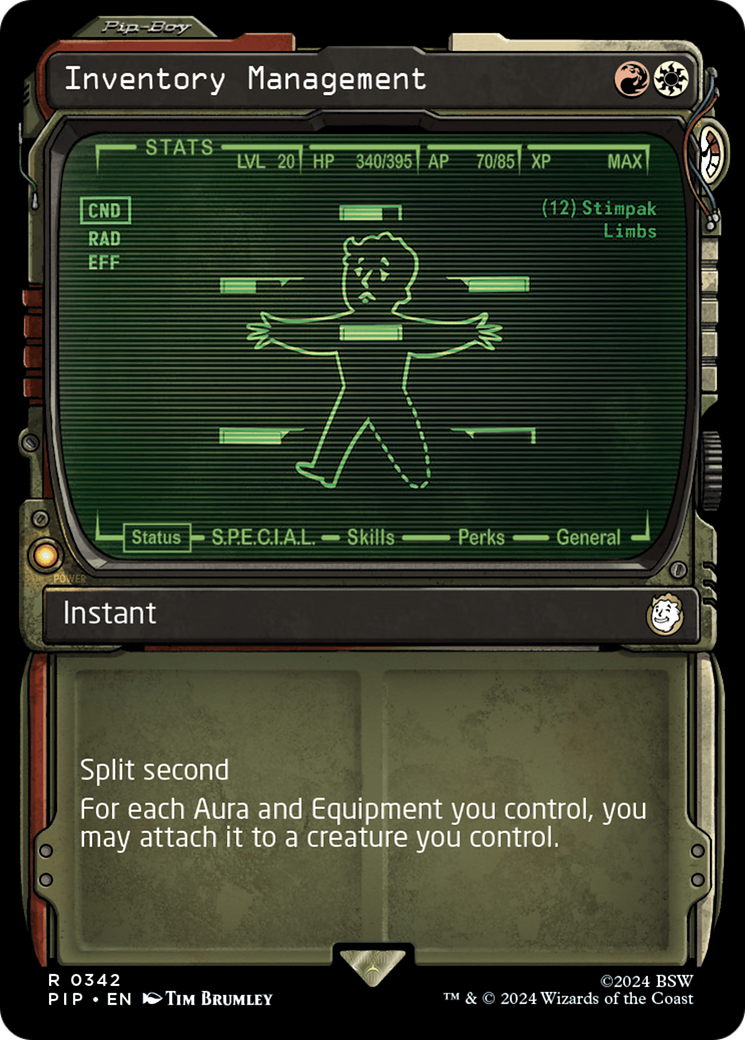 Inventory Management (Showcase) [Fallout] | Jomio and Rueliete's Cards and Comics
