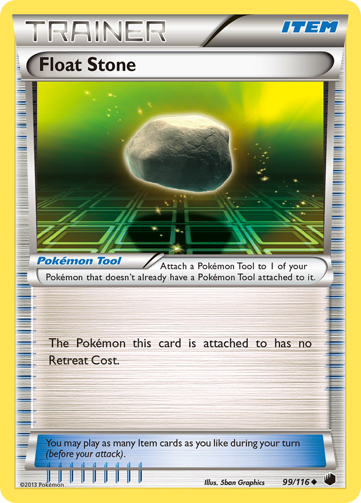 Float Stone (99/116) [Black & White: Plasma Freeze] | Jomio and Rueliete's Cards and Comics