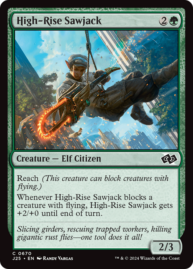 High-Rise Sawjack [Foundations Jumpstart] | Jomio and Rueliete's Cards and Comics