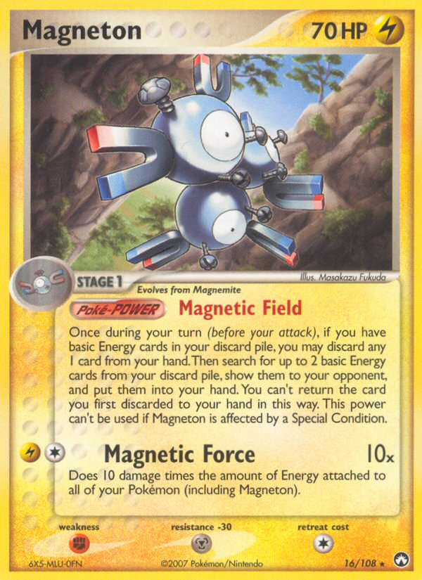 Magneton (16/108) [EX: Power Keepers] | Jomio and Rueliete's Cards and Comics