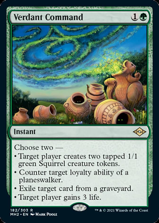 Verdant Command [Modern Horizons 2] | Jomio and Rueliete's Cards and Comics