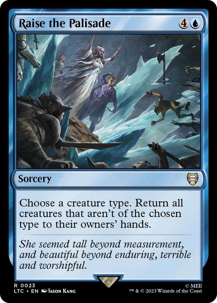 Raise the Palisade [The Lord of the Rings: Tales of Middle-Earth Commander] | Jomio and Rueliete's Cards and Comics