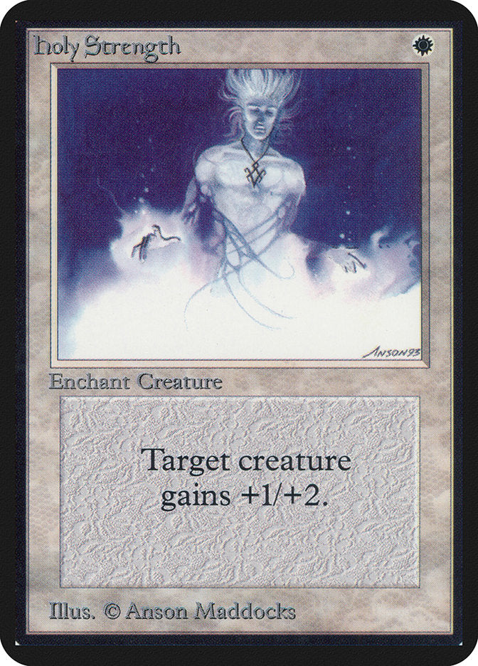 Holy Strength [Alpha Edition] | Jomio and Rueliete's Cards and Comics