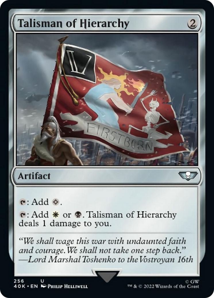 Talisman of Hierarchy [Warhammer 40,000] | Jomio and Rueliete's Cards and Comics
