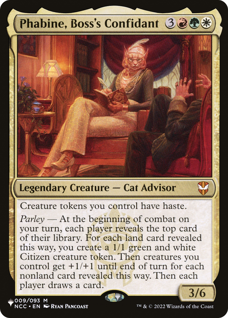 Phabine, Boss's Confidant [The List] | Jomio and Rueliete's Cards and Comics