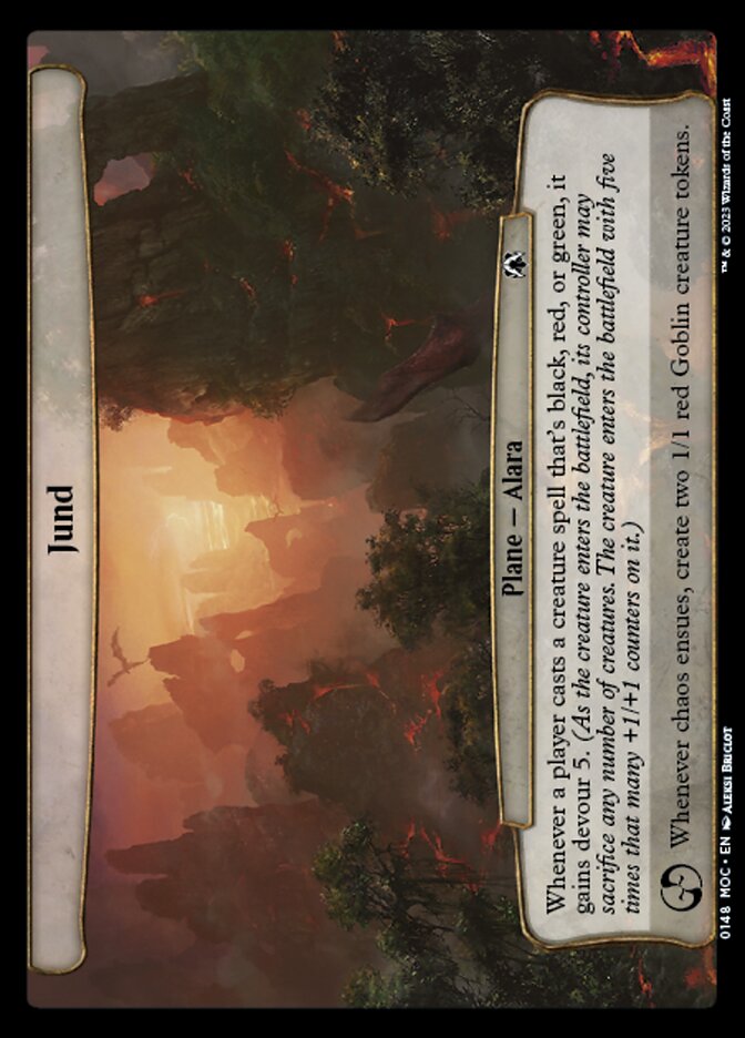Jund [March of the Machine Commander] | Jomio and Rueliete's Cards and Comics