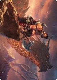 Dragonkin Berserker Art Card [Kaldheim Art Series] | Jomio and Rueliete's Cards and Comics