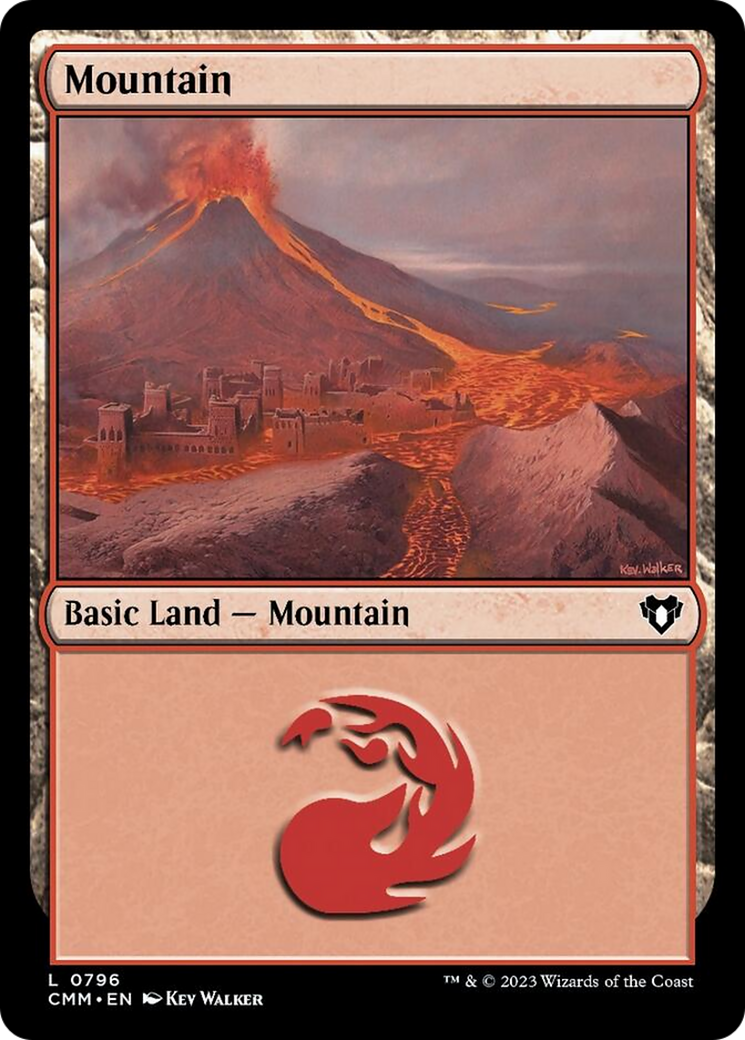Mountain (796) [Commander Masters] | Jomio and Rueliete's Cards and Comics
