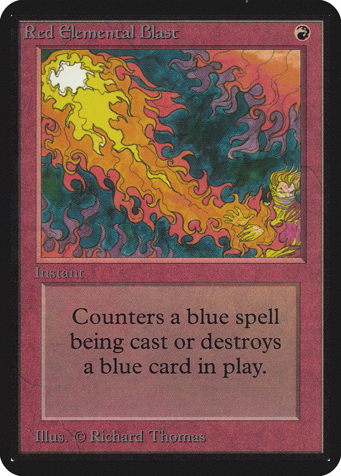 Red Elemental Blast [Alpha Edition] | Jomio and Rueliete's Cards and Comics
