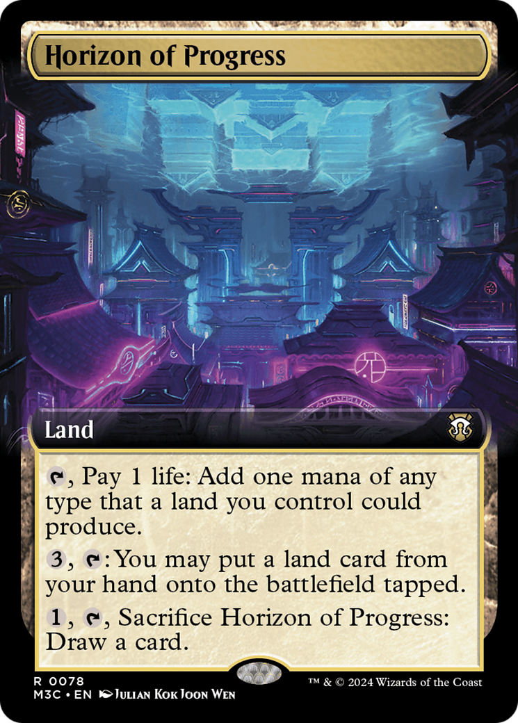 Horizon of Progress (Extended Art) [Modern Horizons 3 Commander] | Jomio and Rueliete's Cards and Comics