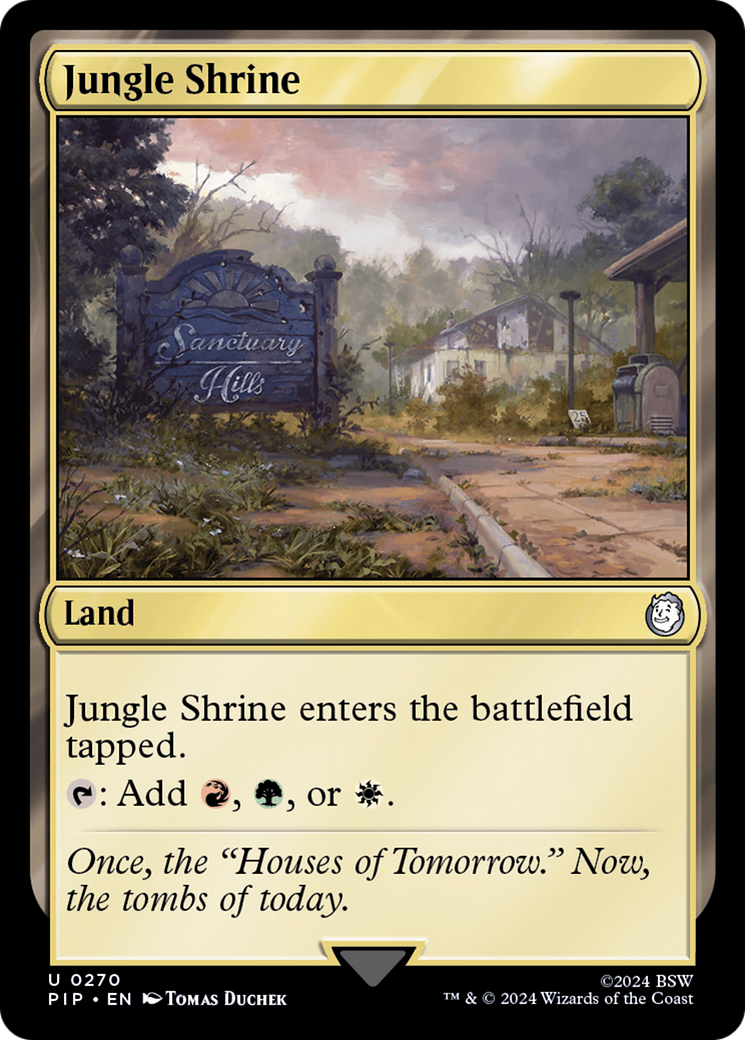 Jungle Shrine [Fallout] | Jomio and Rueliete's Cards and Comics