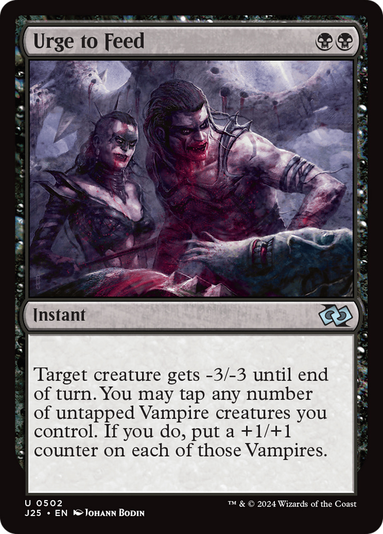 Urge to Feed [Foundations Jumpstart] | Jomio and Rueliete's Cards and Comics