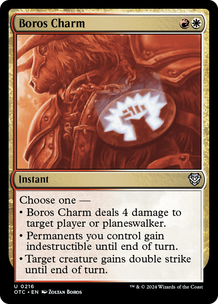 Boros Charm [Outlaws of Thunder Junction Commander] | Jomio and Rueliete's Cards and Comics