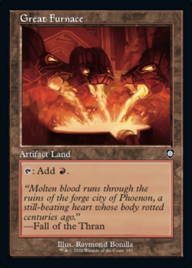 Great Furnace (Retro) [The Brothers' War Commander] | Jomio and Rueliete's Cards and Comics